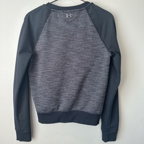 Under Armour Semi Fitted Full Zip Black Jacket Womens Small - Picture 4 of 4